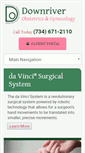 Mobile Screenshot of downriverobgyn.com